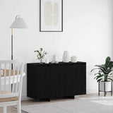 Sideboard Black oak 120 x 41 x 75 cm Engineered wood 3333905