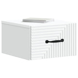 Wall-Mounted Bedside Cabinet 2 pcs White 34.5 x 33 x 20 cm 898596