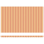 Retractable Awning Yellow and White 4.5x3 m Fabric and Aluminium 3154559