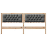 Headboard Other Brown and dark grey 160 cm Solid pine wood 879000