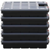Assortment Boxes 5 pcs 40x30x5 cm Polypropylene 152096