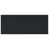 Wall-Mounted Headboard ALKMAAR Black Engineered Wood 896306