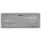 Wall Shoe Cabinet Grey Sonoma 100x35x38 cm Engineered Wood 821026