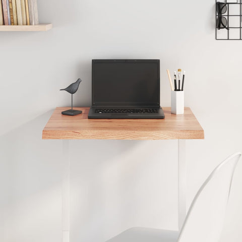 Table Top Light Brown 60x60x cm Treated Solid Wood Oak 3156351