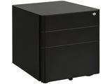 Lockable Cabinet, Rolling Filing Cabinet with 3 Drawers, Steel Office Drawer Unit for A4, Letter, T3398P342261