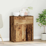 Sideboard with Drawer Old Wood 60 x 31 x 70 cm Engineered Wood 871395