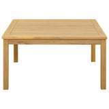 Coffee Table Light Acacia 85 x 85 x 45 cm Solid Acacia Wood 42026780