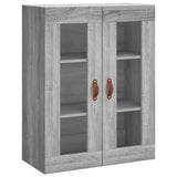 Highboard Grey Sonoma 69.5x34x180 cm Engineered Wood 3198191