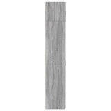 Storage Cabinet Grey Sonoma 70x42,5x225 cm Engineered Wood 3281334