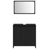 Bathroom Cabinet Black Oak 60 x 33 x 60 cm Engineered Wood 862509