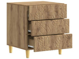 Bedside Table Artisan Oak 43 x 39.5 x 66.5 cm Engineered Wood 895024