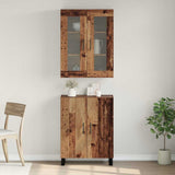 Highboard 2 pcs Old wood Engineered wood 3394521