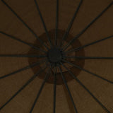 Garden Parasol Taupe Aluminium, Polyester Large Tiltable 47223