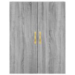 Highboard Grey Sonoma 69.5x34x180 cm Engineered Wood 3195833