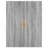 Highboard Grey Sonoma 69.5x34x180 cm Engineered Wood 3195833