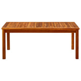 316401 Garden Coffee Table 110x60x45 cm Solid Acacia Wood
