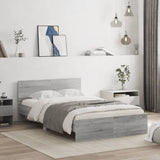 Bed Frame Grey Sonoma Engineered Wood Small Double Durable 3207516