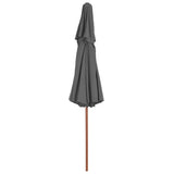 Parasol Anthracite Laminated bamboo, hardwood, polyester 44519