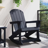 Adirondack Rocking Chair Navy Blue 92 x 73.5 x 92 cm HDPE 42006626