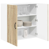 Wall Cabinet LUCCA Sonoma Oak 80 x 31 x 80 cm Engineered Wood 885057