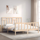 Bed Frame without Mattress 160x200 cm Solid Wood Pine 3193151
