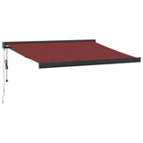 Automatic Retractable Awning Burgundy 350x250 cm 3215329