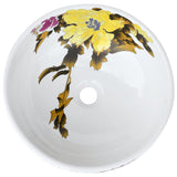 Countertop Basin Multicolour Round 41x14 cm Ceramic 155054