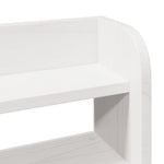 Bed Frame without Mattress White 140x200 cm Solid Wood Pine 3307123