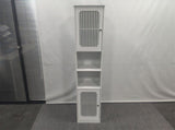 163cm Bathroom tall cabinet with adjustable drawer shelves, louvered door floor-standing storage W6296P540656