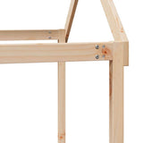 Kids' Bed Roof 217x85.5x154 cm Solid Wood Pine 846961