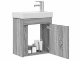 Bathroom Vanity Unit with Tap Grey Sonoma 40.5 x 22.5 x 62 cm 889526