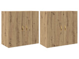 Wall-Mounted Cabinet 2 pcs Artisan Oak 69.5 x 34 x 90 cm 3394519
