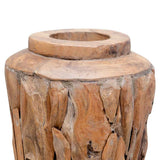 Decoration Vase 40x60 cm Solid Teak Wood 285211
