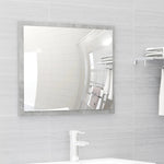 ZNTS 2 Piece Bathroom Furniture Set Concrete Grey Engineered Wood 804876