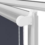 Roller Blind Blackout Marine 140x210 cm Fabric Width 136.6 cm Polyester 4011578