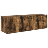 7 Piece TV Cabinet Set Smoked Oak Engineered Wood 3114547