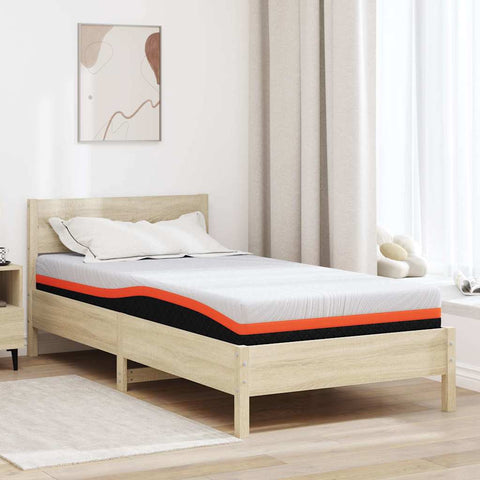 Mattress White and Grey 120 x 200 cm Gel Memory Foam 4106352