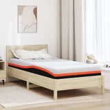 Mattress White and Black 90 x 190 cm Gel-Infused Foam 4106349