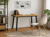 90 x 55 x 75 cm Solid Acacia Wood White and Black Rectangular 937577