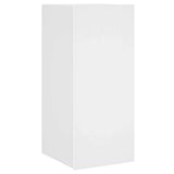 TV Wall Cabinet with LED Lights White 30.5x35x70 cm 837232