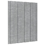 Roof Panels 36 pcs Galvanised Steel Silver 60x45 cm 317198