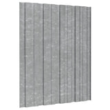 Roof Panels 36 pcs Galvanised Steel Silver 60x45 cm 317198