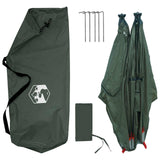 Hunting Tent Army Green 145 x 145 x 150 cm Polyester and Steel 42028726