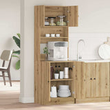 Kitchen Sideboard with Shelf 2 pcs Artisan Oak 60 x 50 x 180 cm 3365556