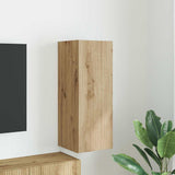 TV Wall Cabinet Artisian Oak 30 x 31 x 80 cm Engineered Wood 892307