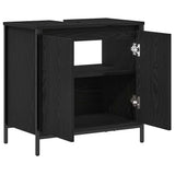 Bathroom Basin Cabinet Black 60x34.5x60 cm 861892