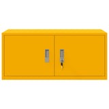 Storage Cabinet Mustard Yellow 90 x 40 x 40 cm Steel 891631