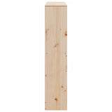 Headboard with Storage 90 cm Solid Wood Pine 855672