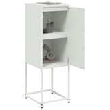 Highboard White 36x39x107 cm Steel 846535