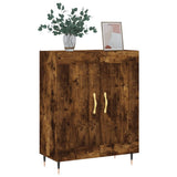 Sideboard Smoked Oak 69.5x34x90 cm Engineered Wood 830177